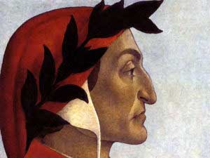Corona di laurea d'alloro Dante