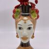 Vaso faccia grande bianca Sicily - immagine 2